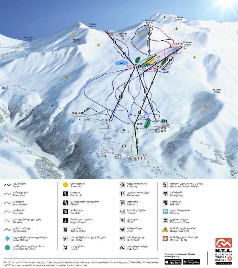 New Gudauri Redco Twins-Premium Mountain Apartment Close The Gondola Lift Eksteriør bilde